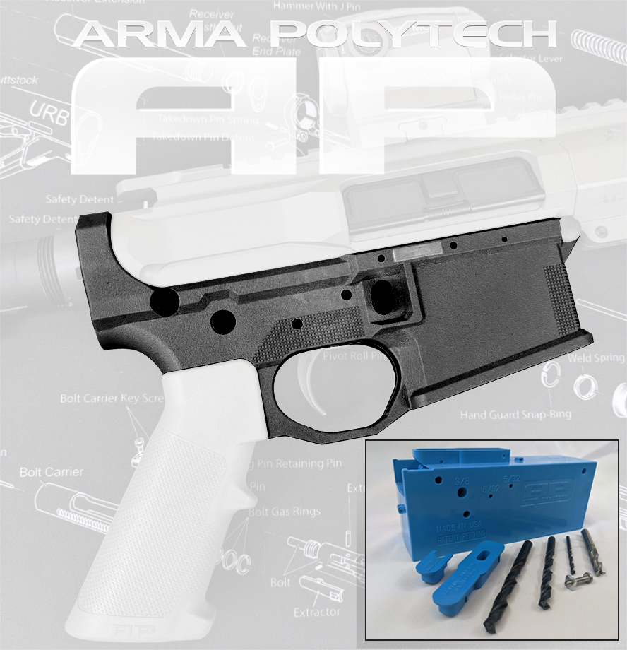 AP15 Lower With Jig - Black